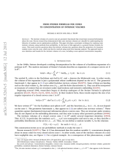 From Steiner formulas for cones to concentration of intrinsic volumes