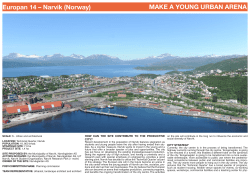 Europan 14 &ndash; Narvik (Norway) MAKE A YOUNG