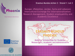 Europe- (Palestine, Jordan, Syria and Lebanon)