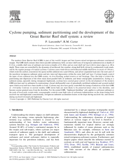 Cyclone pumping, sediment partitioning and the