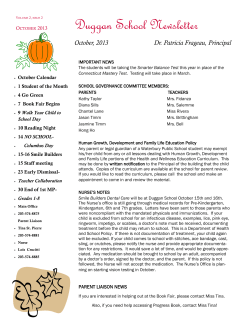 Duggan School Newsletter - Waterbury Public Schools
