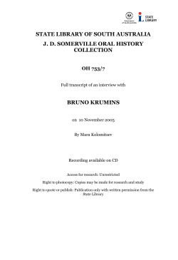 bruno krumins - State Library of South Australia