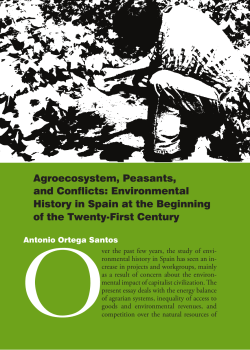Environmental History in Spain at the Beginning of the Twenty