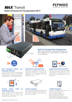 Datasheet MAX Transit