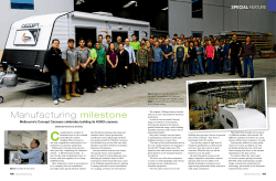 Manufacturing milestone