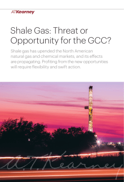 Shale Gas: Threat or Opportunity for the GCC?