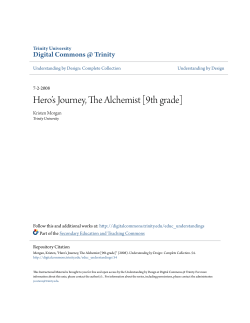 Hero`s Journey, The Alchemist [9th grade]