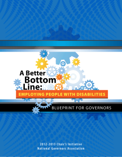 A Blueprint for Governors - National Governors Association