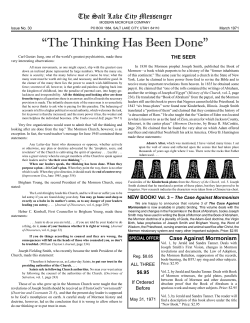 "The Thinking Has Been Done"