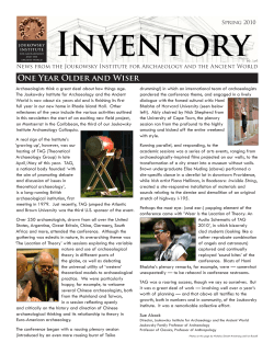 One Year Older and Wiser