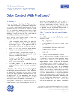 Odor Control With ProSweet