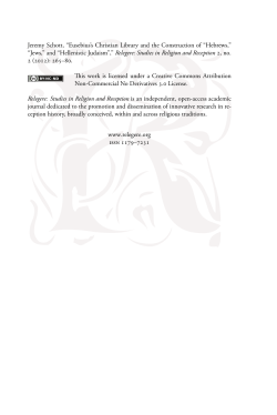 this PDF file - Relegere: Studies in Religion and Reception