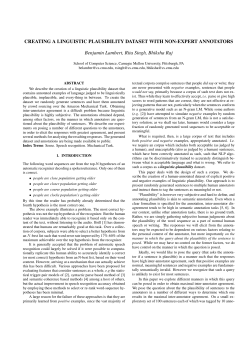 Creating a linguistic plausibility dataset with non