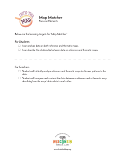 "Into the Map" Focus on Elements