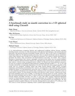 A benchmark study on mantle convection in a 3