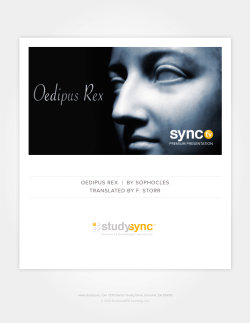 Oedipus Full Text