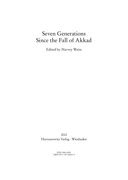 Seven Generations Since the Fall of Akkad