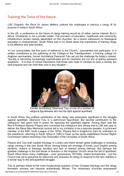 Training the Tutus of the future