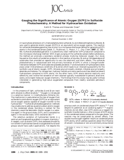 Gauging the Significance of Atomic Oxygen [O