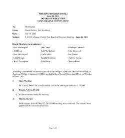 MEETING MINUTES (FINAL)
