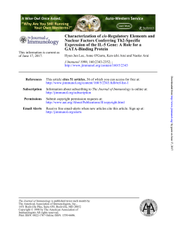 GATA-Binding Protein Expression of the IL-5 Gene