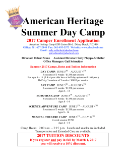 apply now - American Heritage Summer Programs