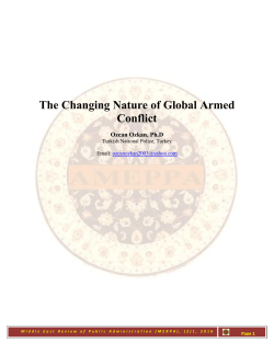 The Changing Nature of Global Armed Conflict