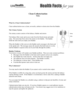 Clean Catheterization