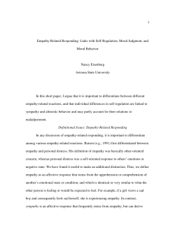 Empathy-Related Responding: Links with Self