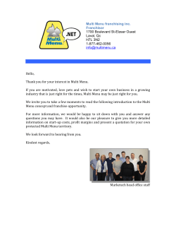 Hello, Thank you for your interest in Multi Menu. If you are motivated