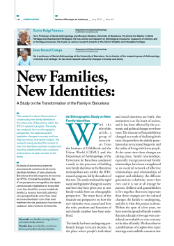 New Families, New Identities