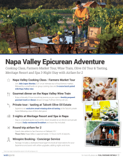 Napa Valley Epicurean Adventure