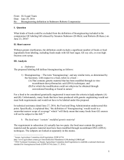JLI Memo on GMO Definitions 6-29