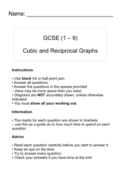 Cubic/Reciprocal Graphs