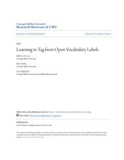 Learning to Tag from Open Vocabulary Labels