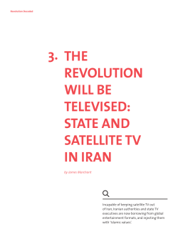 the revolution will be televised: state and satellite tv in