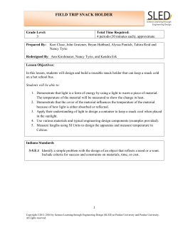 field trip snack holder