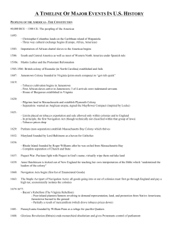 APUSH Timeline - Ben Wellington