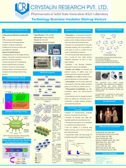 Tech Poster1 - Crystalin Research