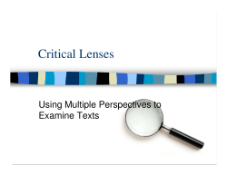 Critical Lenses PowerPoint