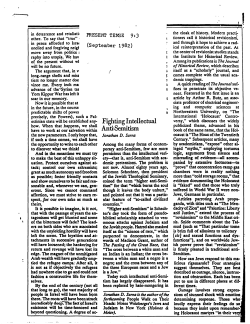 Fighting Intellectual Anti:.Semitism