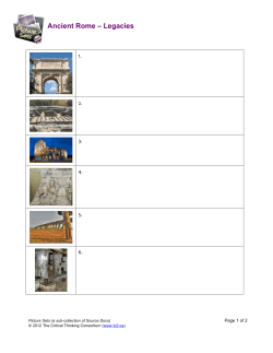 Ancient Rome &ndash; Legacies