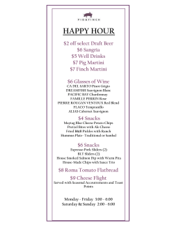 happy hour - KC Restaurant Guide