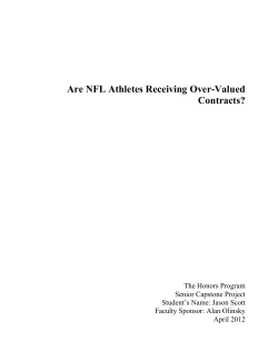 Are NFL Athletes Receiving Over