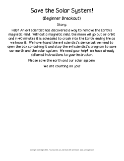 Save the Solar System!