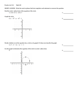 Practice test Ch 2 Math 245 SHORT ANSWER. Write the word or