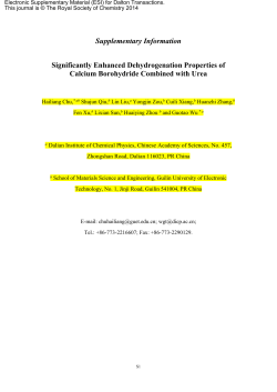Significantly Enhanced Dehydrogenation Properties of Calcium