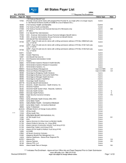 All States Payer List