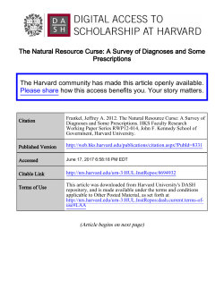 The Natural Resource Curse: A Survey of