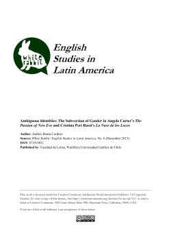 English Studies in Latin America